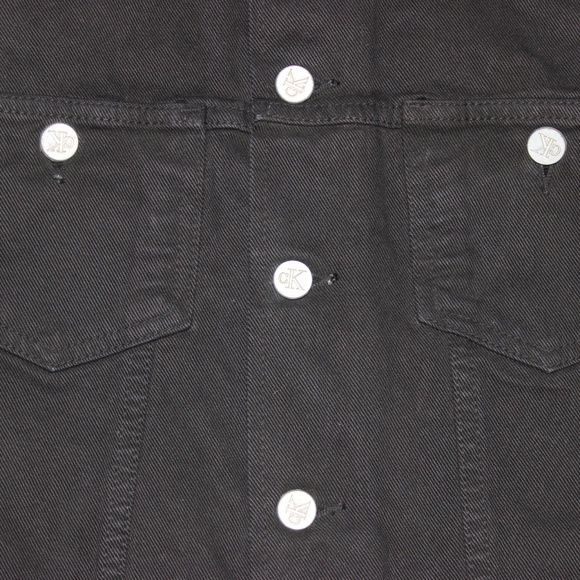 VTG Calvin Klein 90's Sleeveless Denim Jacket Vest - Picture 4 of 5